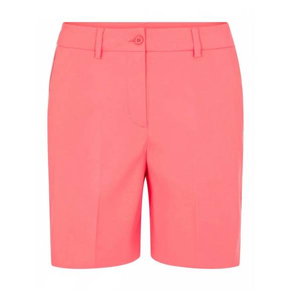 NEW J.LINDEBERG gwen golf shorts in tropical coral - Picture 4 of 5